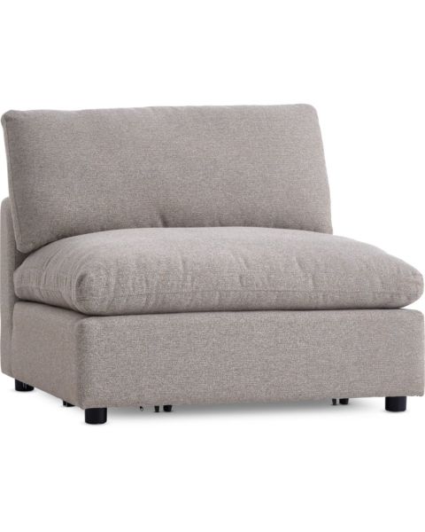 وحدة صوفا LYBY مقعد المنتصف - نسيج أصفر رملي