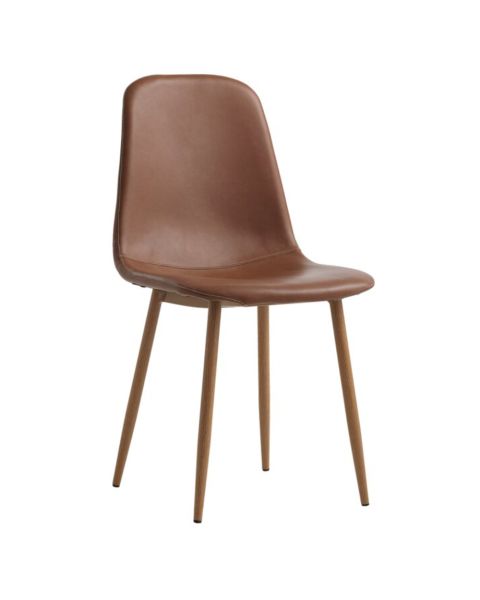 كرسي طعام JONSTRUP، جلد اصطناعي بني/لون بلوط