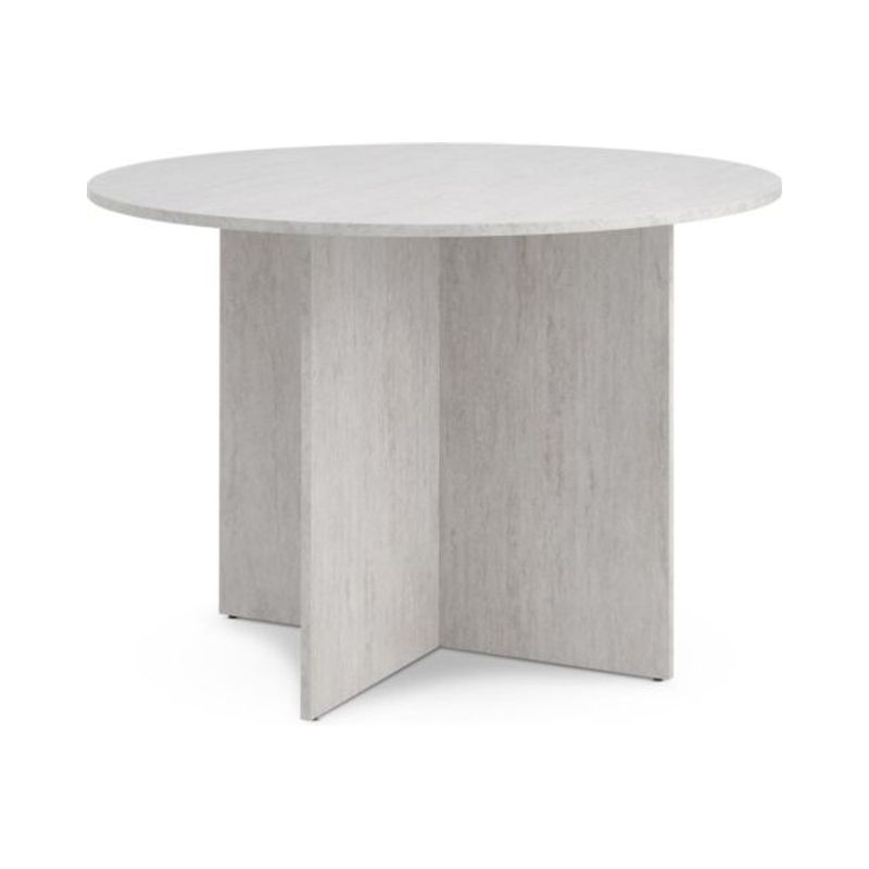 Dining table KRONDAL 110 travertine colour