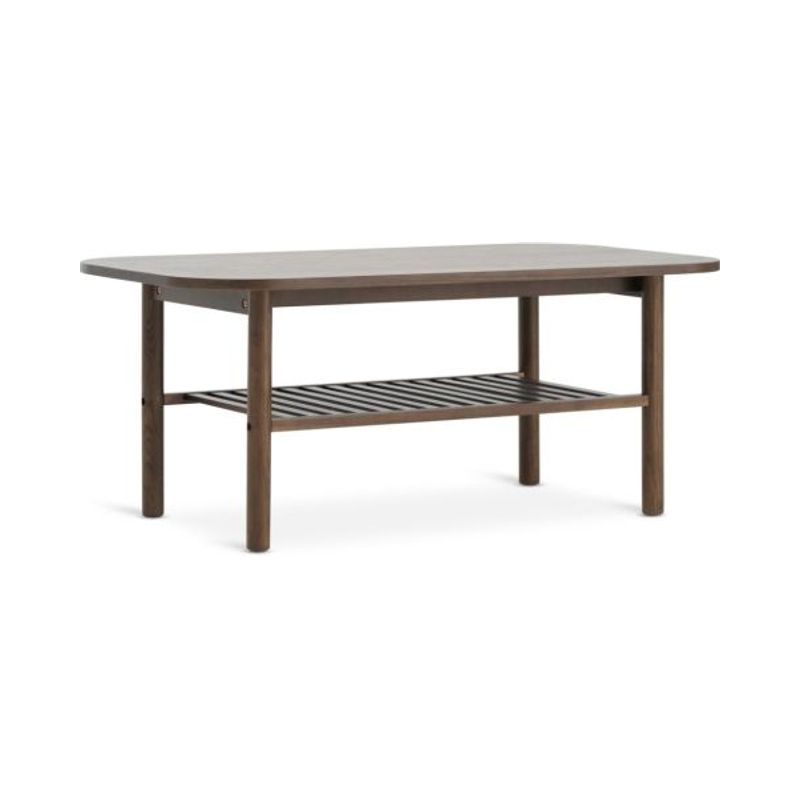 Coffee table LYNGVIG 60x110 1 shelf dark oak