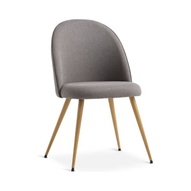 Dining chair KOKKEDAL grey/natural oak
