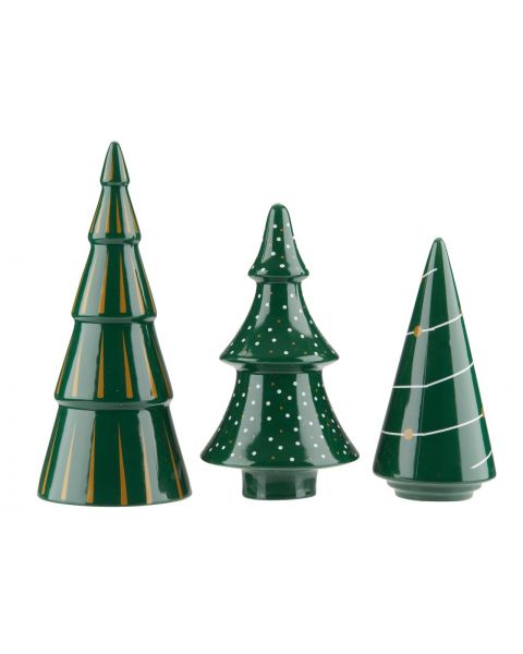 Decoration tree SLEIPNER green 3pcs/pk