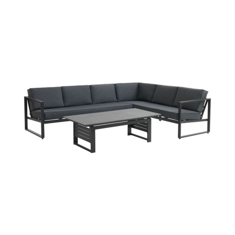 Lounge set VONGE 6pers. black