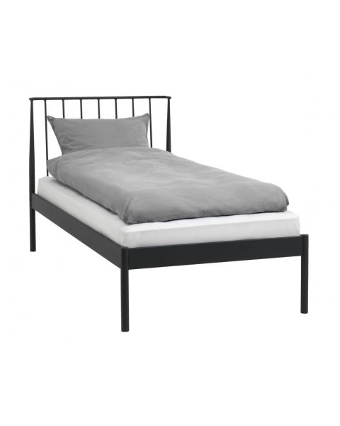 هيكل سرير أسود 90*200 سم