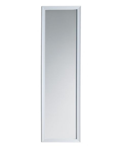 مرآة أبيض 35*127 سم
