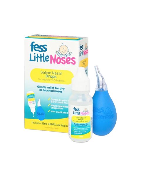 Fess Little Nasal Drops + Aspirator 25mL