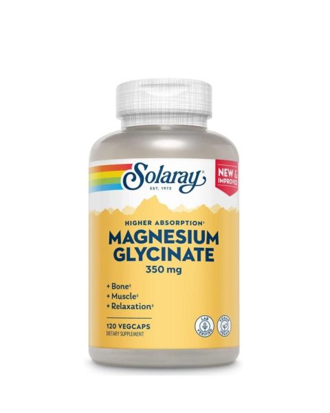 Solaray Magnesium Glycinate 350mg 120 Capsules