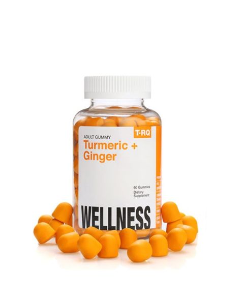 TRQ Turmeric + Ginger Mango Flavor Adult 60 Gummies