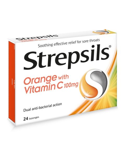 ستربسلز فيتامين سى 24 حبة