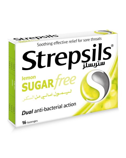 ستربسلز الليمون السكر خالي من السكر 16 قرص