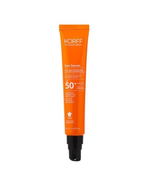 KORFF SUN SECRET ANTI SPOT FACE FLUID MATT EFFECT SPF 50+50 ML