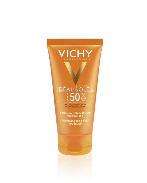 VICHY IDEAL SOLEIL MATTIFYING FACE FLUID DRY TOUCH SPF 50 50ML