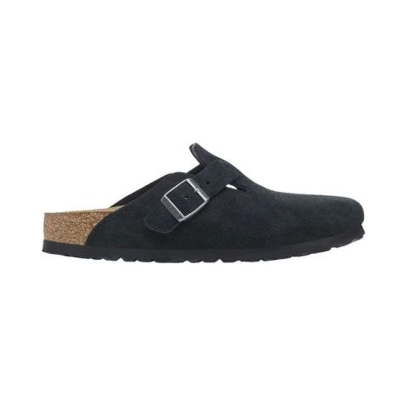 BIRKENSTOCK BOSTON SUEDE LEATHER WOMEN'S MULES