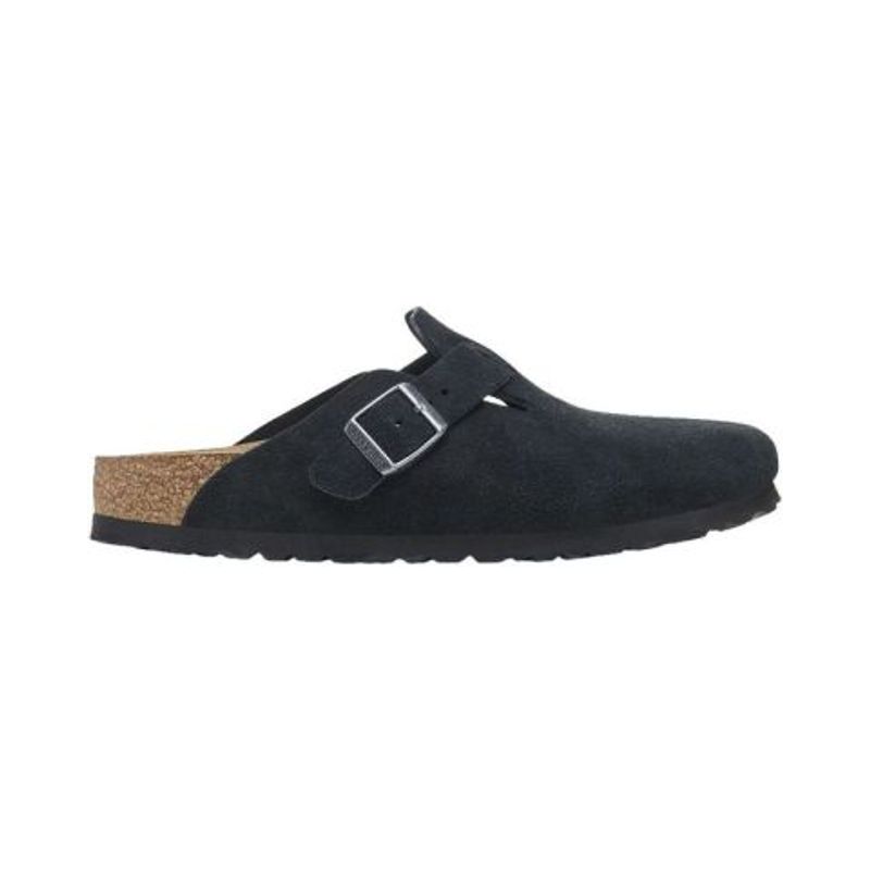 BIRKENSTOCK BOSTON SUEDE LEATHER MEN'S MULES