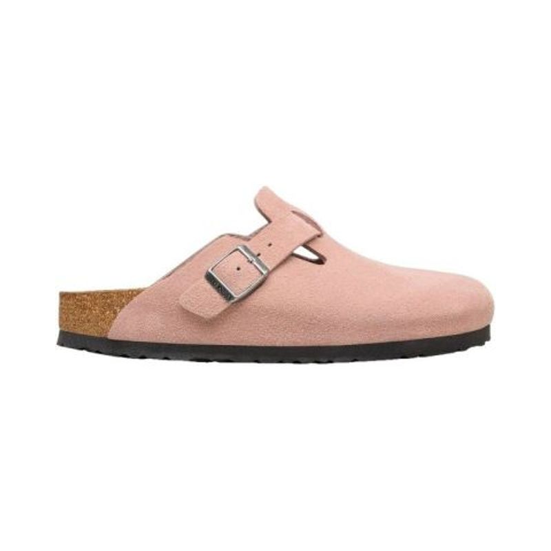 BIRKENSTOCK BOSTON SUEDE LEATHER WOMEN'S MULES