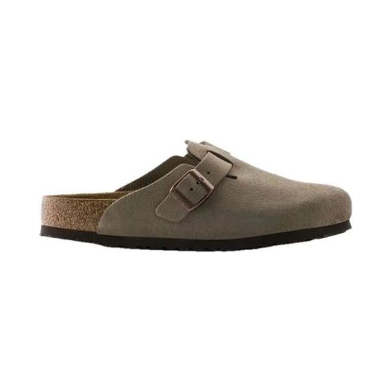 BIRKENSTOCK BOSTON SUEDE LEATHER MEN'S MULES