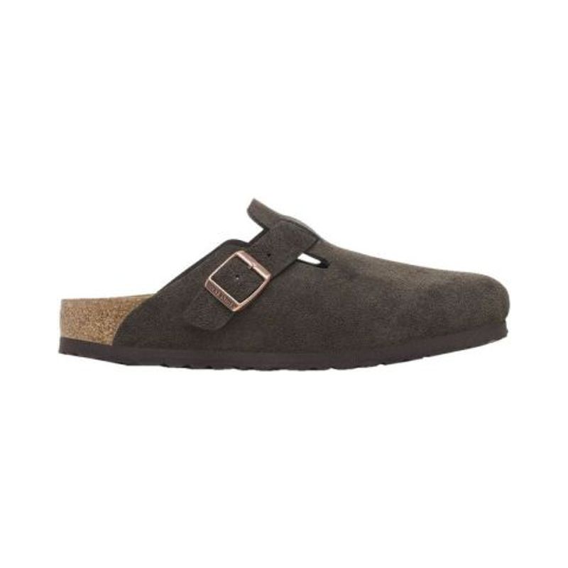 BIRKENSTOCK BOSTON SUEDE LEATHER MEN'S MULES