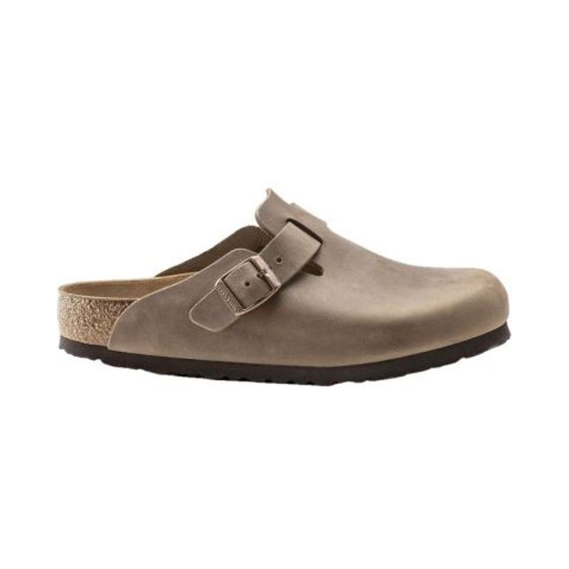 BIRKENSTOCK BOSTON SUEDE LEATHER MEN'S MULES