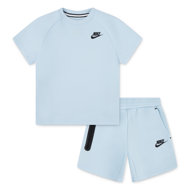 nike tech fleece short set