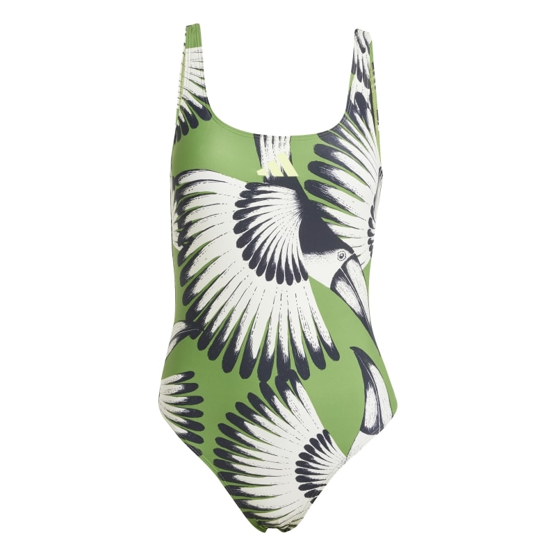 Adidas Women's X Farm 3-Stripes Swimsuit