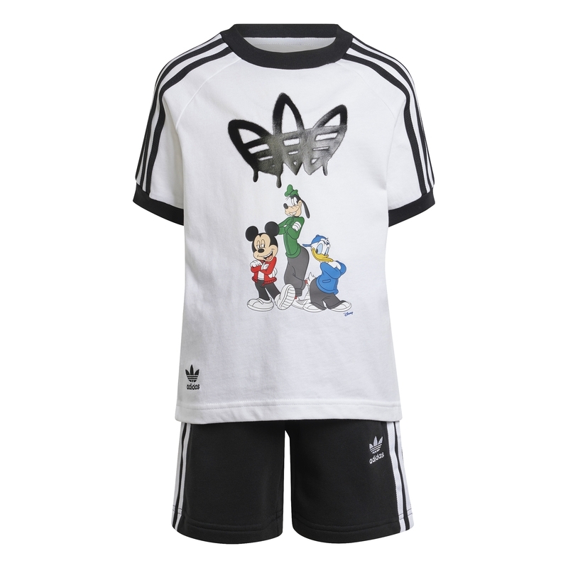 Tシャツ・カットソー adidas Adidas X Disney Minnie Mouse Top and Bottom Set White ADIDAS DISNEY MINNIE MOUSE T-SHIRT SET - White | Free