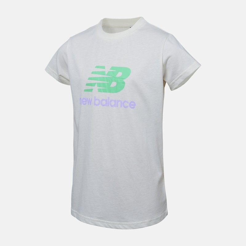 New Balance Essentials Stacked Logo Kid's Tee