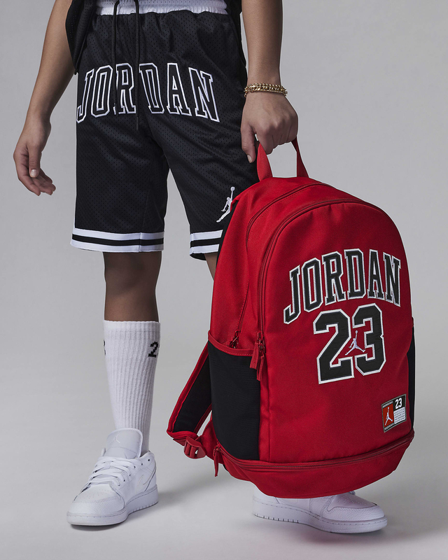 Backpack Jordan Jersey Backpack Gym Red 9A0780-R78