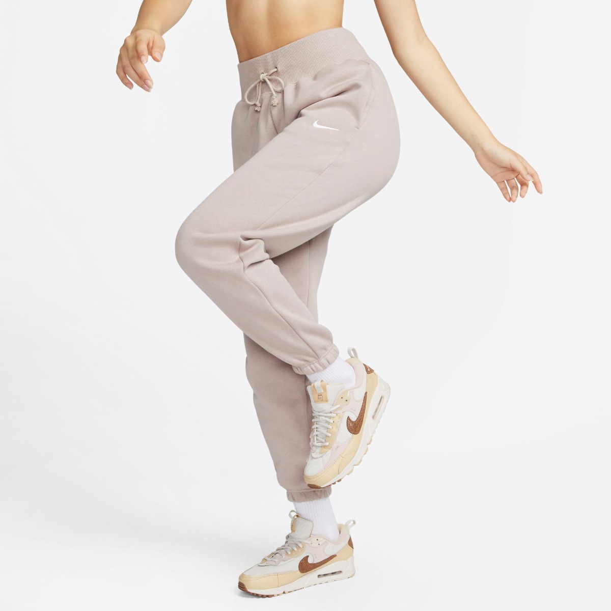 Nike Sportswear Phoenix Fleece High-Waisted Oversized Sweatpants 'Indigo  Haze/Sail' - DQ5887-519