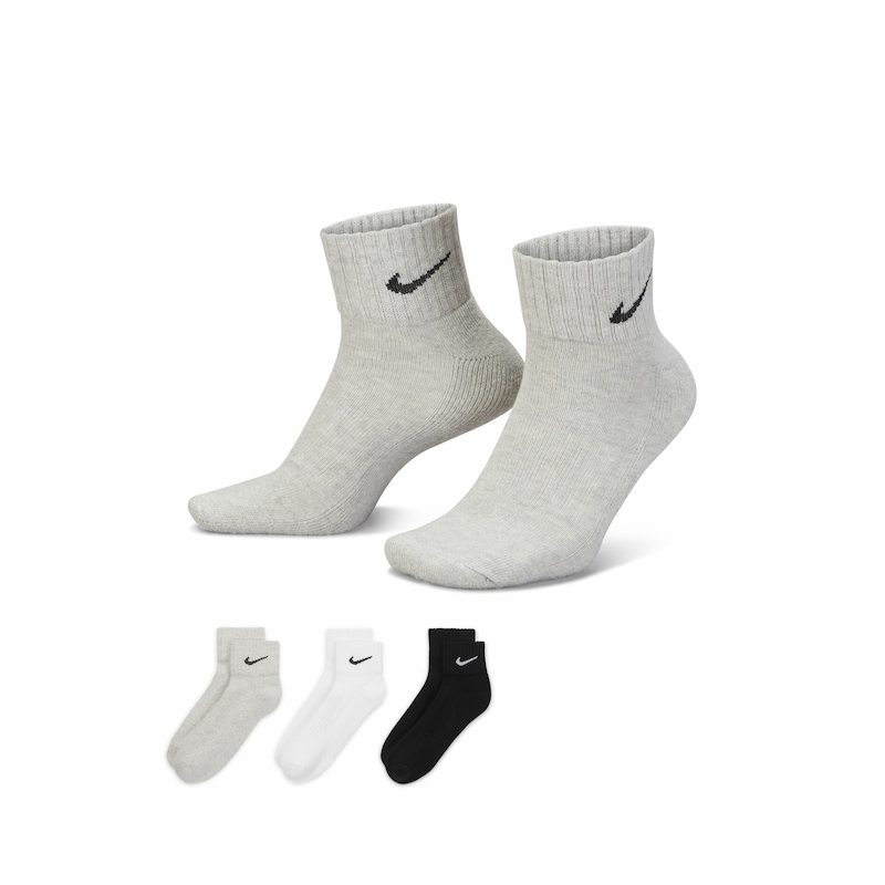 Buy Nike Cushioned Ankle Socks (3 Pairs) Online in Kuwait - Intersport