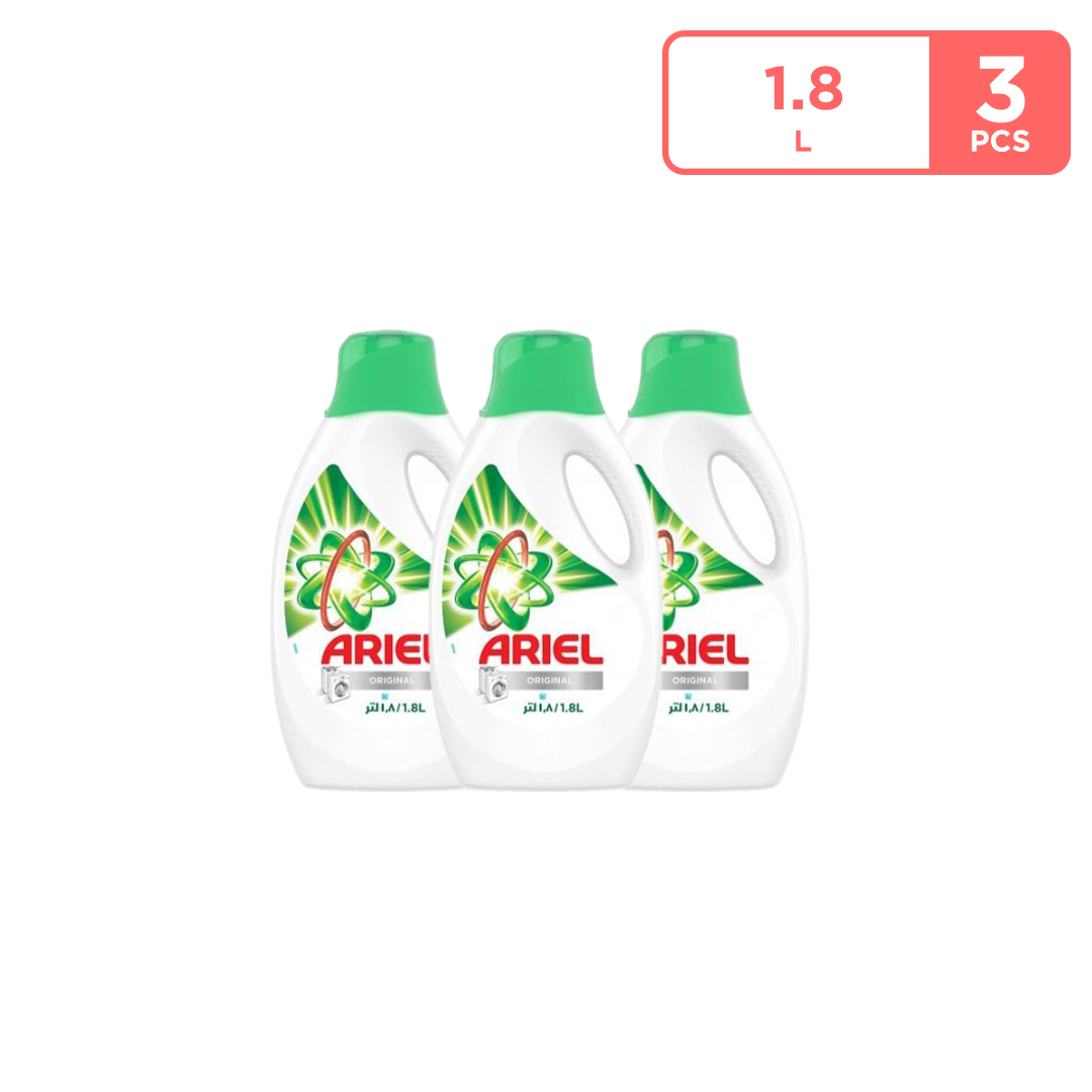 Ariel Original Liquid Detergent 1.8 Ltrs * 3 PCS