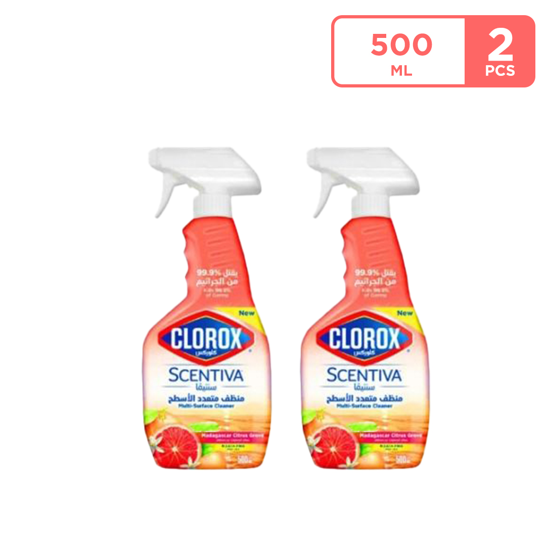 Clorox Scentiva Madagascar Citrus Grove Multipurpose Cleaner Spray 500 