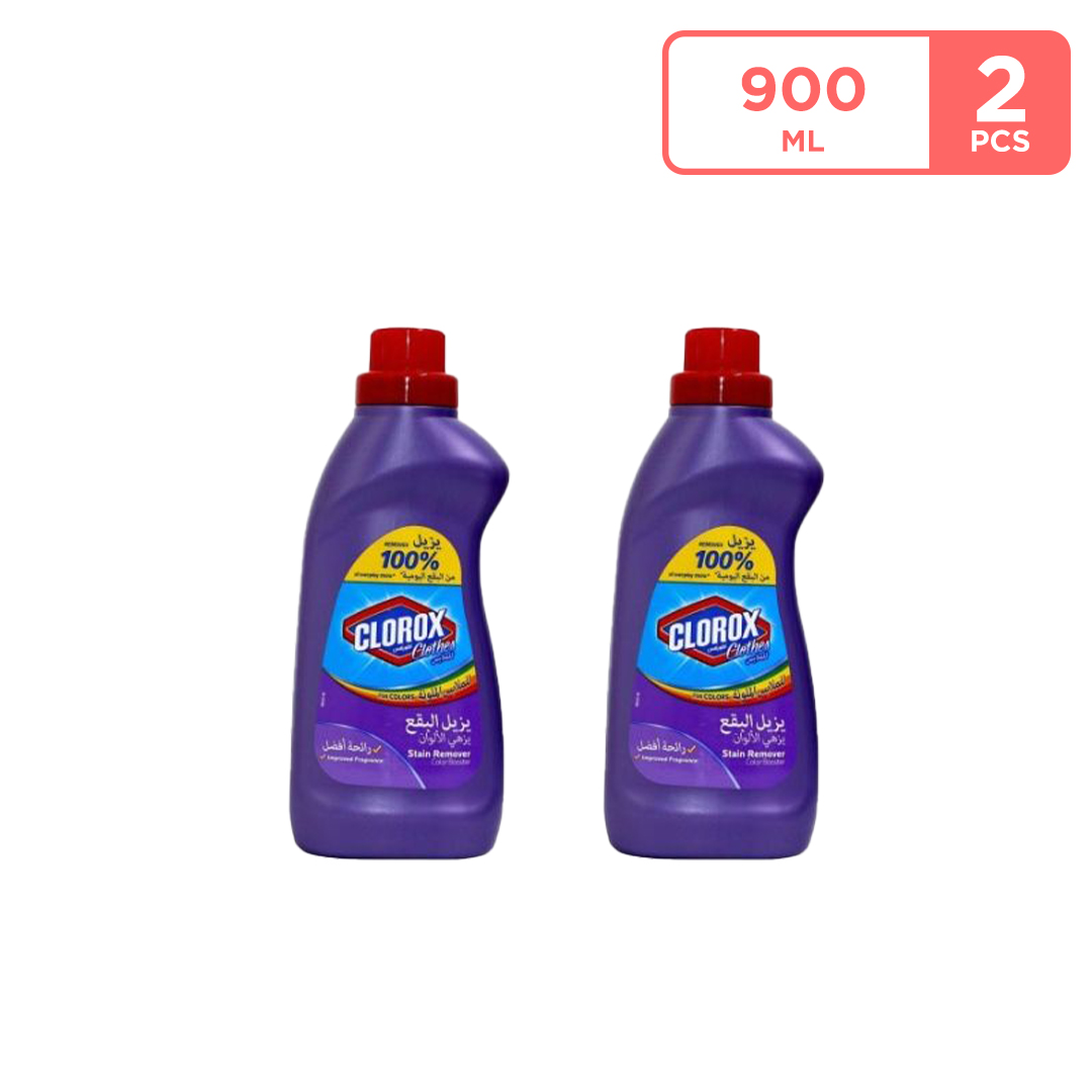 Clorox Regular Stain Remover & Color Booster 900 ml * 2 PCS