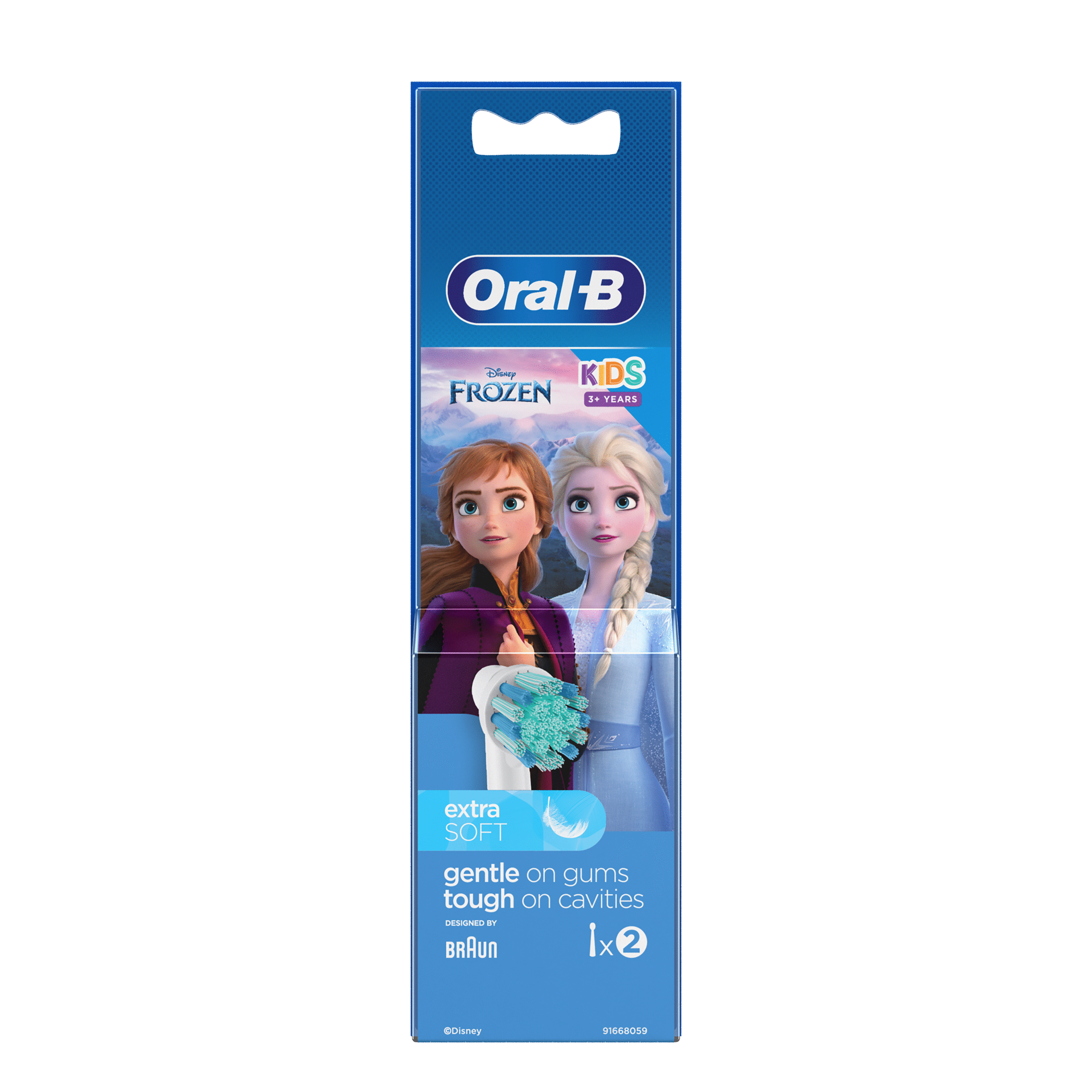 Oral-B Kids Electric Rechargeable Toothbrush Heads Replacement Refills Featuring Disney Frozen Characters