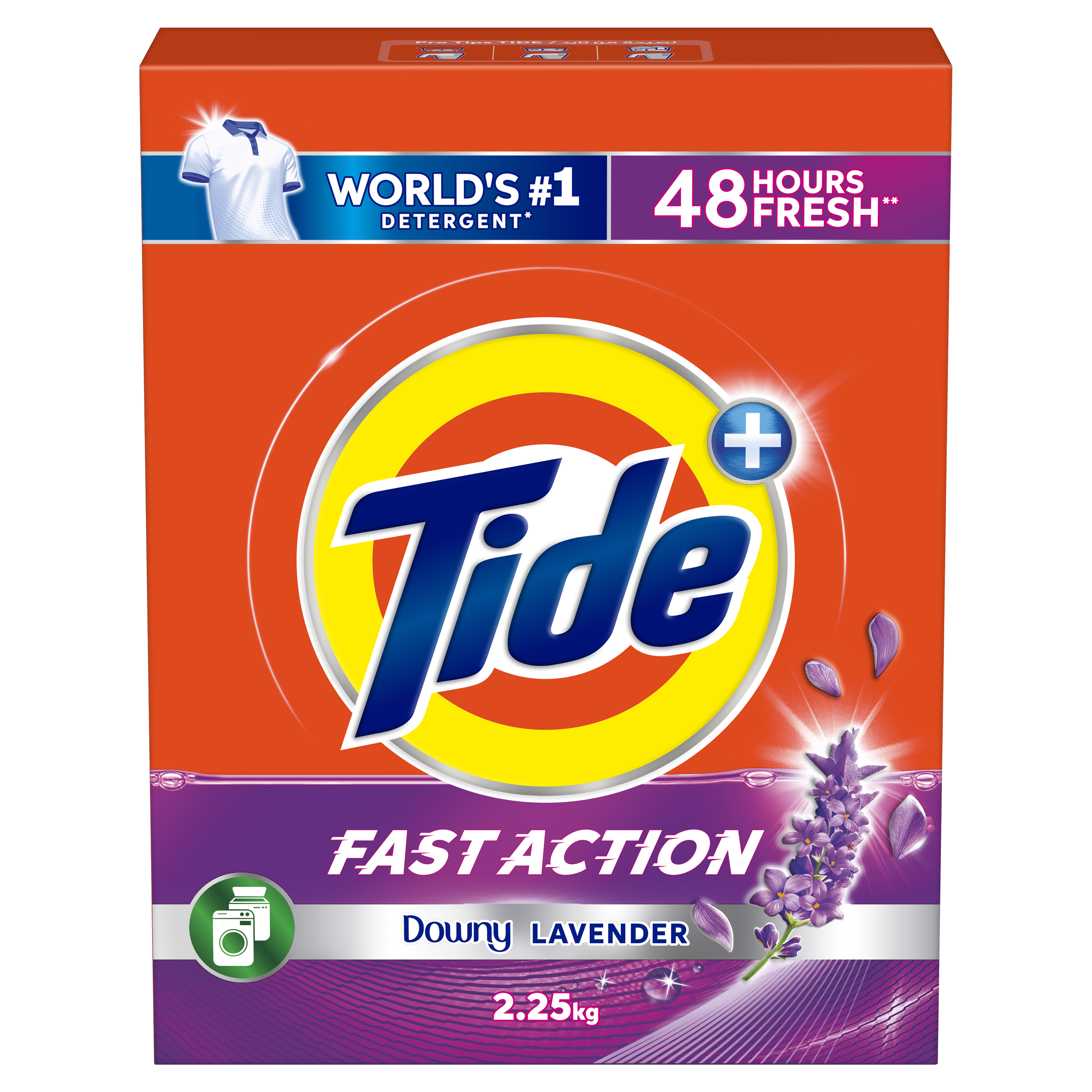 Tide Low Set Downy Lavender 2.25KG Fast Action Tick