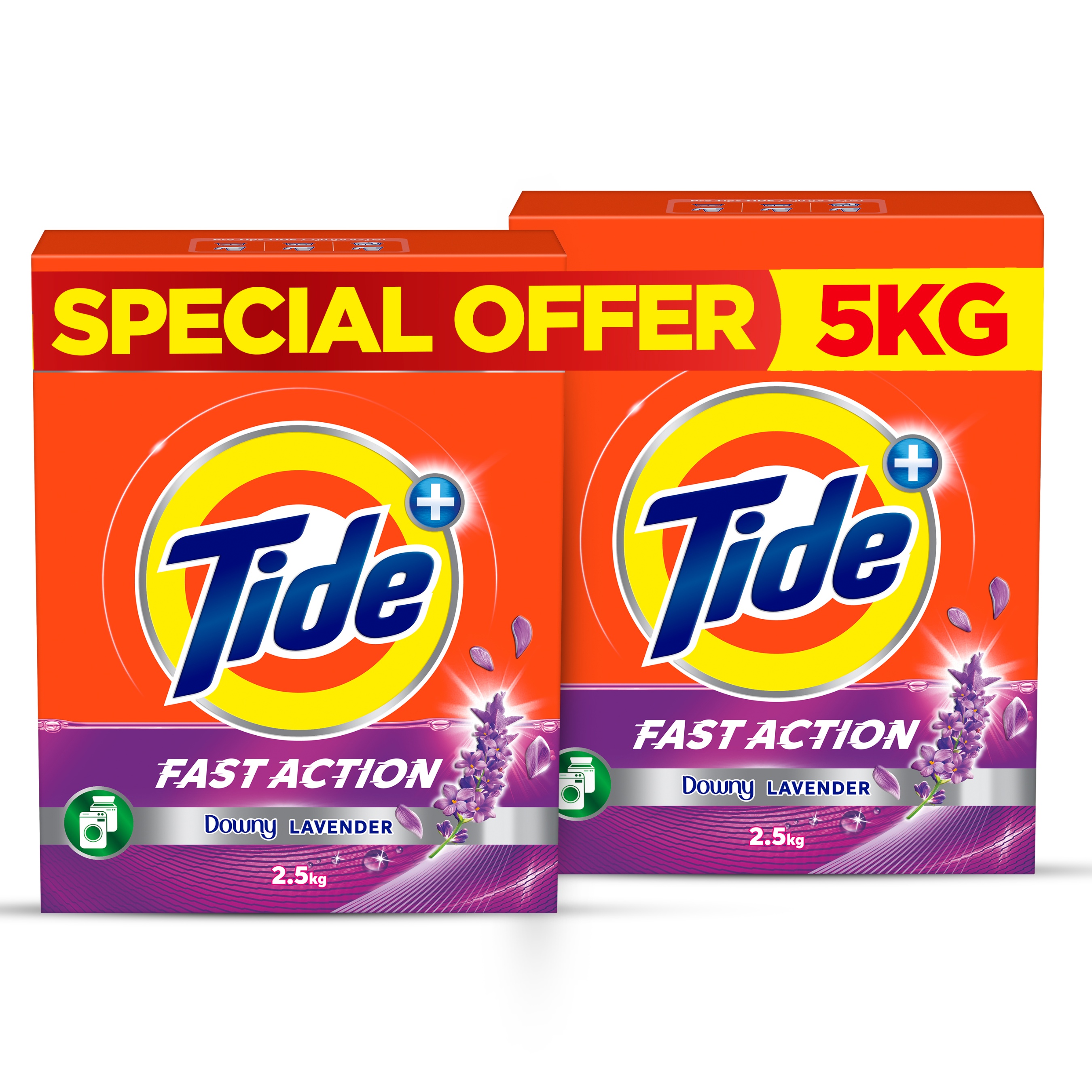 Tide Low Set Lavender (2x2.5) Dual Pack Tick