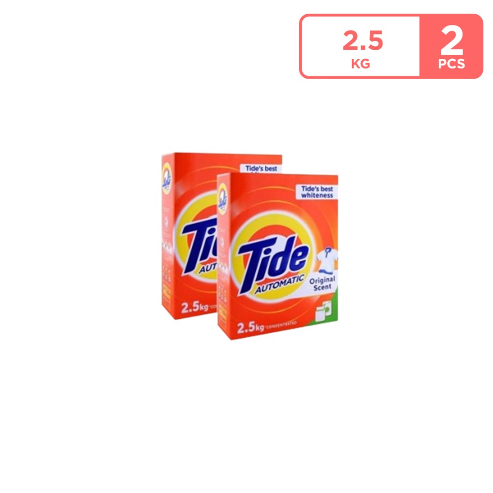 Tide Automatic Laundry Powder Detergent 2 x 2.5 Kg