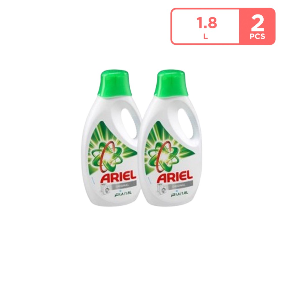 Ariel Automatic Power Gel Laundry Detergent Original 2X1.8L