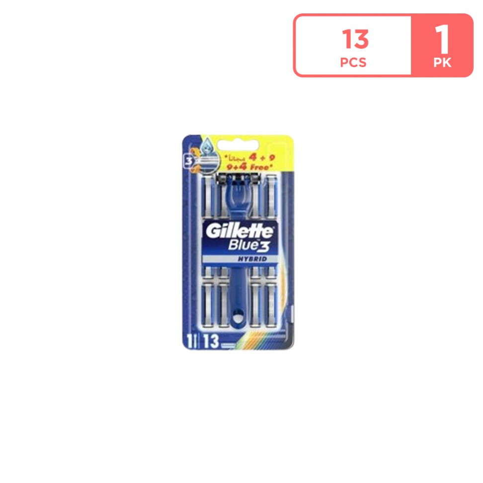 Gillette Blue3 Smart Hybrid Razor 9+4 Free