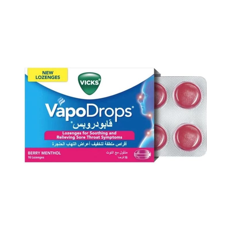 VICKS VAPODROPS BERRY 2.5G 36's