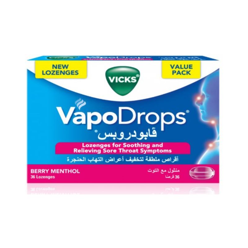 VICKS VAPODROPS BERRY 2.5G 36's