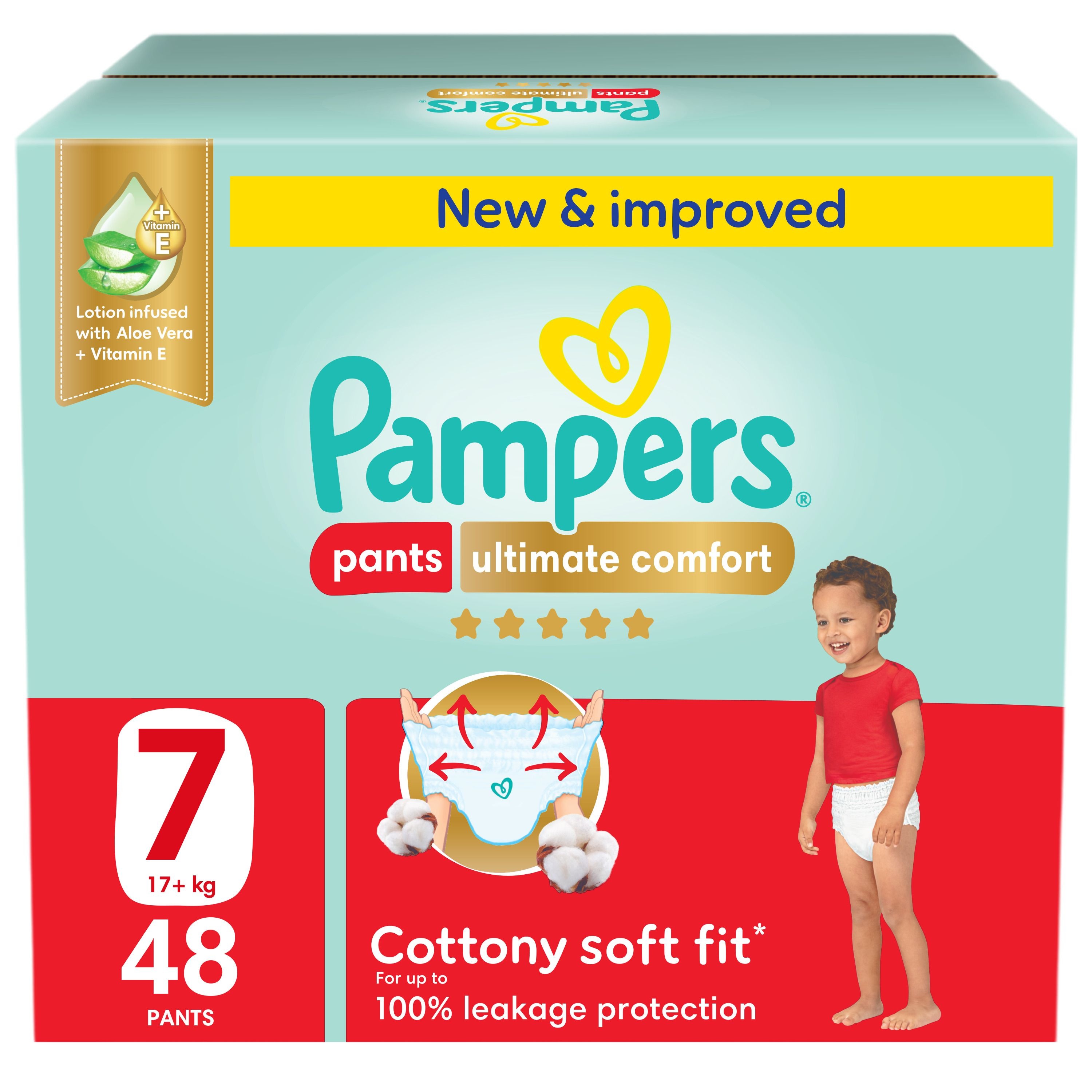 Pampers Ultimate Comfort Pants Diapers, Size 7, 20+kg,, Giant Box