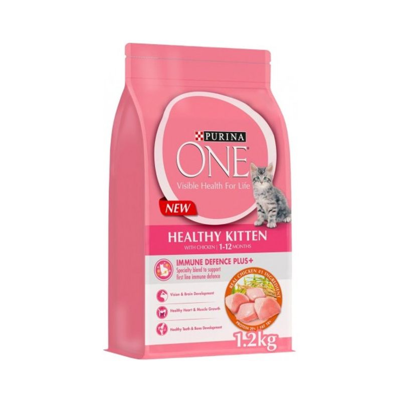 Purina One Healthy Kitten With Chicken (1-12 months) 1.2 kg