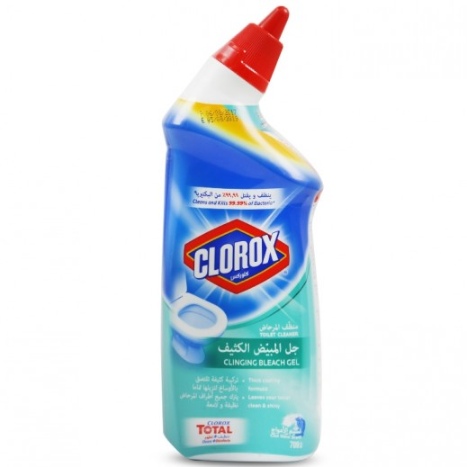 Clorox Toilet Cleaner Clinging Bleach Gel 709 ml