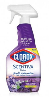 Clorox Scentiva Tuscan Lavender Multipurpose Cleaner Spray 500 ml