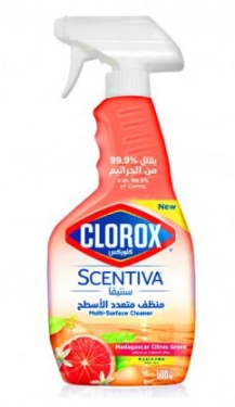 Clorox Scentiva Madagascar Citrus Grove Multipurpose Cleaner Spray 500 ml