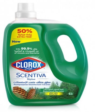 Clorox Scentiva Disinfectant Pine Cleaner 4.5 L