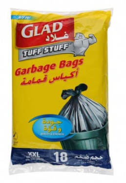 Glad Garbage Bags XXLarge 18 Bags (100 x 125cm)