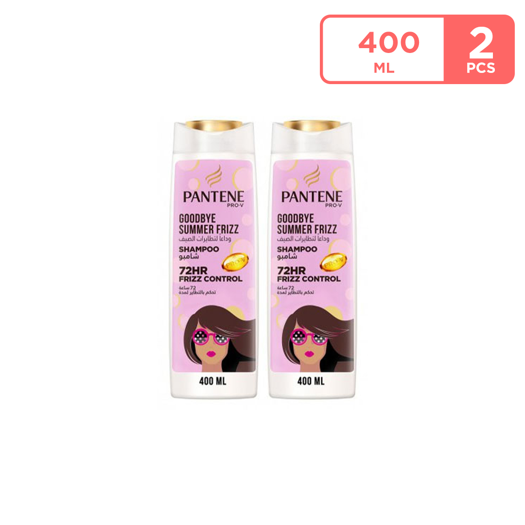 Pantene Pro-V Goodbye Summer Frizz Shampoo Value Pack 2 x 400 ML