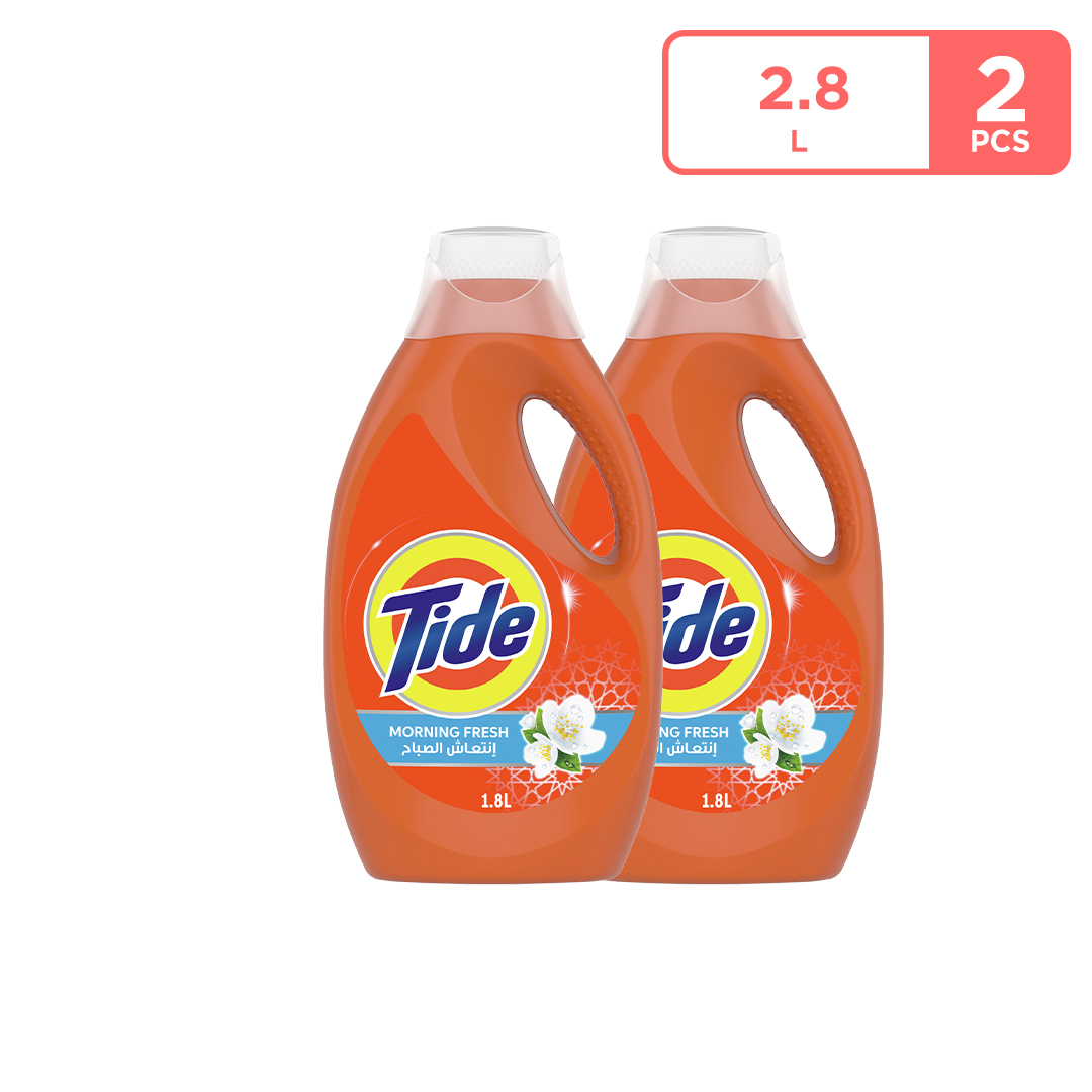 Tide Automatic Whites & Colors Power Gel Liquid Detergent 2.8 L (1+ 1 Free)