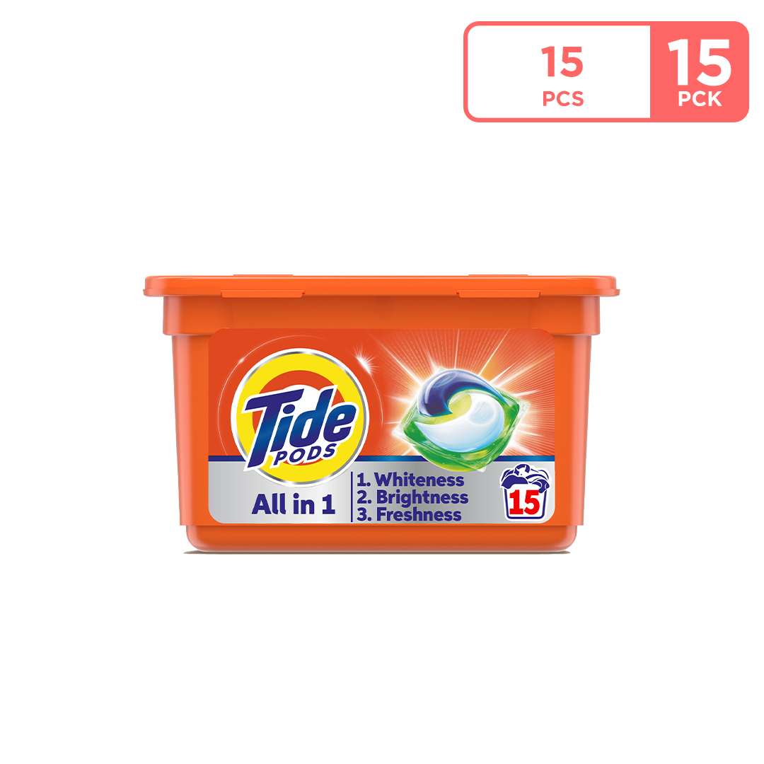 Buy Tide All In One Pods Regular 15 Pieces Online in Kuwait - Tasawoq